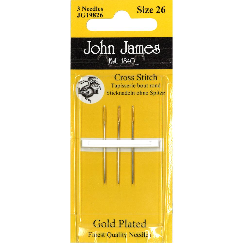 John James Gold Tapestry Hand Needles Size 26